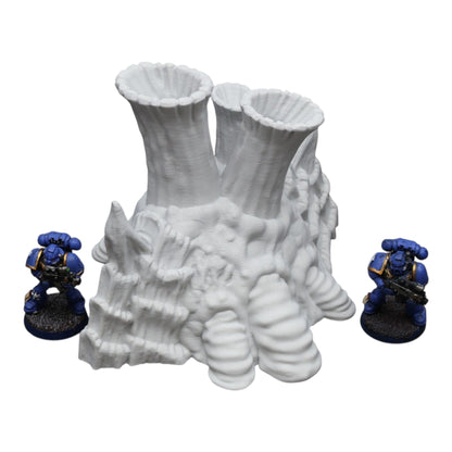 Hive Smokestack #1 - 28mm Wargaming Scatter Terrain Scenery Tabletop Grimdark