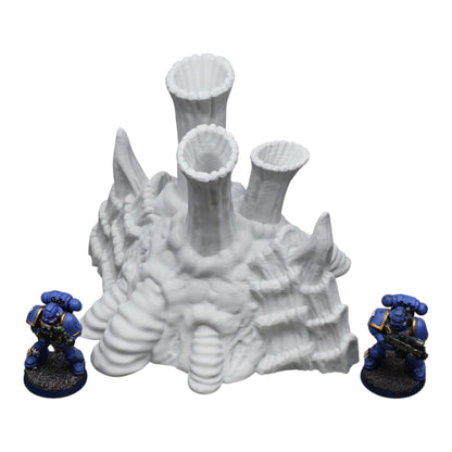 Hive Smokestack #1 - 28mm Wargaming Scatter Terrain Scenery Tabletop Grimdark