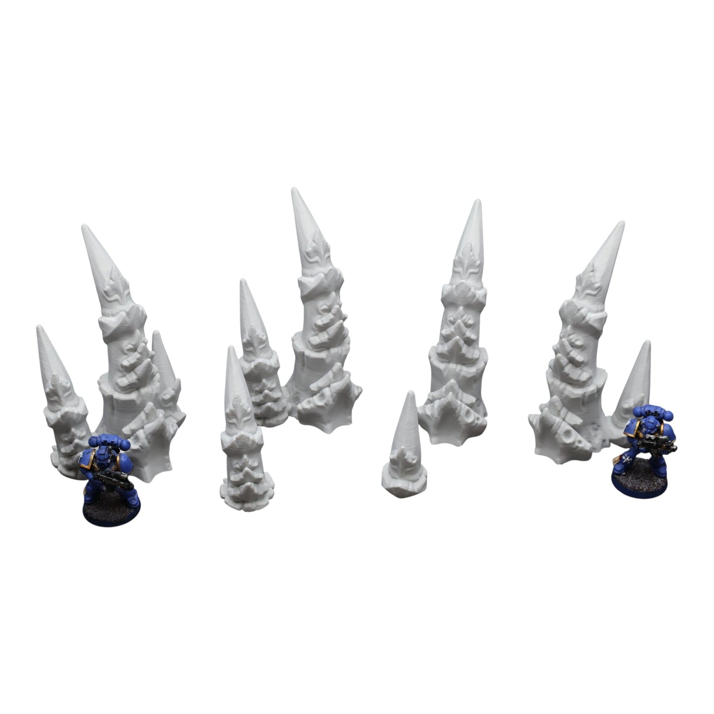 Hive Spike Set - 28mm Wargaming Scatter Terrain Scenery Tabletop