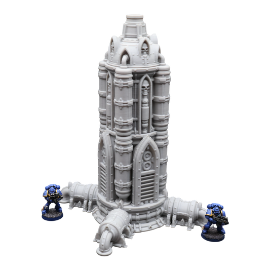 Production Compressor - 28mm Wargaming Scatter Terrain Scenery Tabletop - 3D Printed Terrain and Scenery - Geek Gaming Scenics - Jawar3d