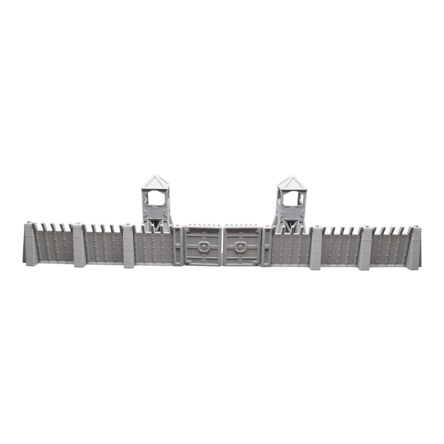 Command Station Watch Tower + Walls - 28mm Wargaming Scatter Terrain Scenery