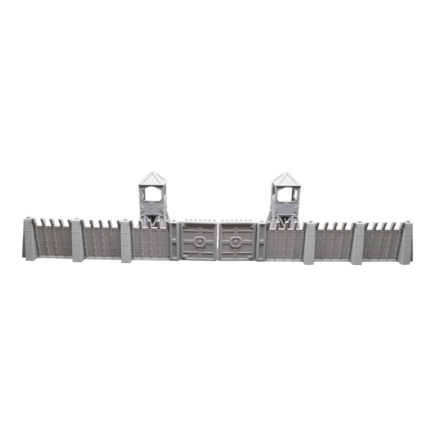 Command Station Watch Tower + Walls - 28mm Wargaming Scatter Terrain Scenery