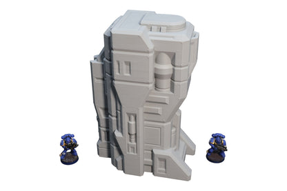 Nuclear Pump #1 - 28mm Wargaming Scatter Terrain Scenery Tabletop Miniature