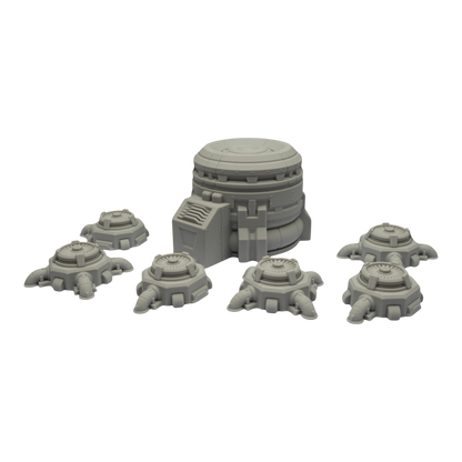 Turbine Fans - 28mm Wargaming Scatter Terrain Scenery Tabletop Grimdark