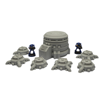 Turbine Fans - 28mm Wargaming Scatter Terrain Scenery Tabletop Grimdark