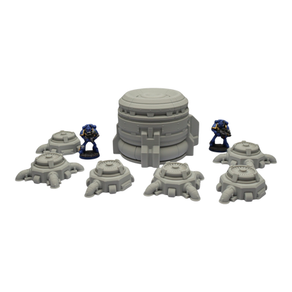 Turbine Fans - 28mm Wargaming Scatter Terrain Scenery Tabletop Grimdark