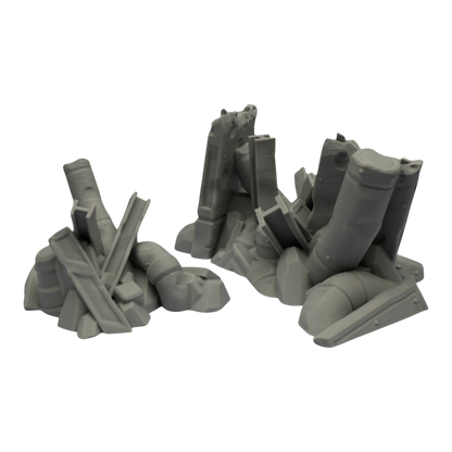 Debris #1 - 28mm Wargaming Scatter Terrain Scenery Tabletop Grimdark