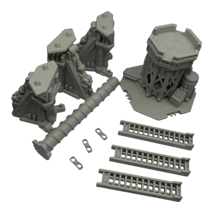 Mining Drill - 28mm Wargaming Scatter Terrain Scenery Tabletop Grimdark