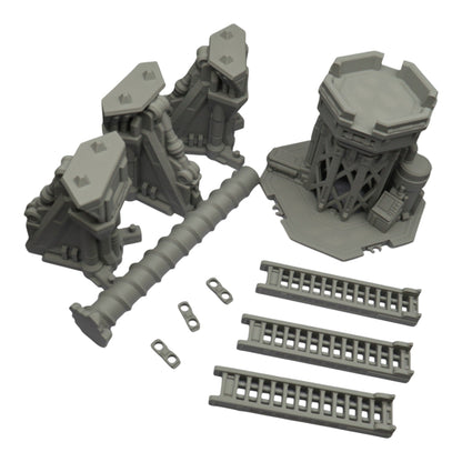 Mining Drill - 28mm Wargaming Scatter Terrain Scenery Tabletop Grimdark