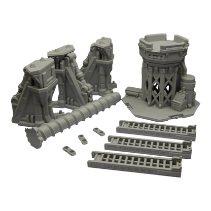 Mining Drill - 28mm Wargaming Scatter Terrain Scenery Tabletop Grimdark