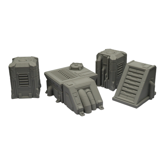 Generators Set #1 - 28mm Wargaming Scatter Terrain Scenery Tabletop Grimdark