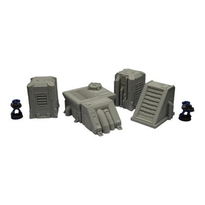 Generators Set #1 - 28mm Wargaming Scatter Terrain Scenery Tabletop Grimdark