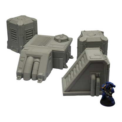 Generators Set #1 - 28mm Wargaming Scatter Terrain Scenery Tabletop Grimdark