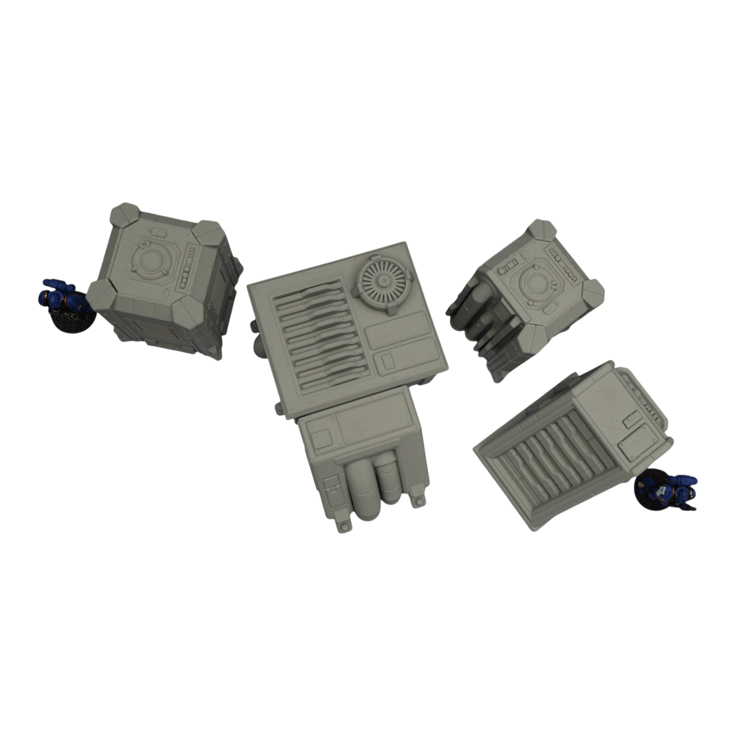 Generators Set #1 - 28mm Wargaming Scatter Terrain Scenery Tabletop Grimdark