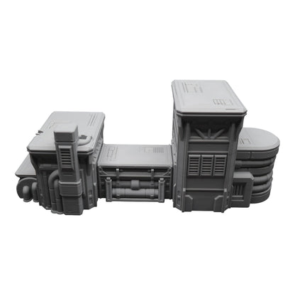 Fuel Station Set - 28mm Wargaming Scatter Terrain Scenery Tabletop Grimdark