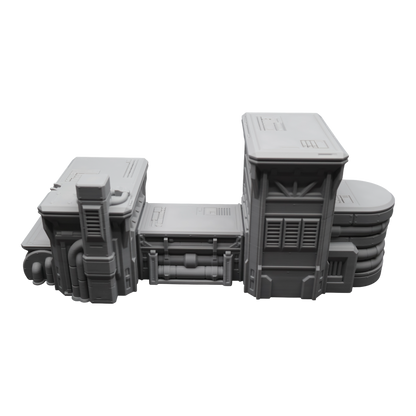 Fuel Station Set - 28mm Wargaming Scatter Terrain Scenery Tabletop Grimdark