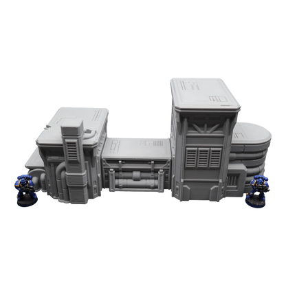 Fuel Station Set - 28mm Wargaming Scatter Terrain Scenery Tabletop Grimdark