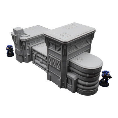 Fuel Station Set - 28mm Wargaming Scatter Terrain Scenery Tabletop Grimdark