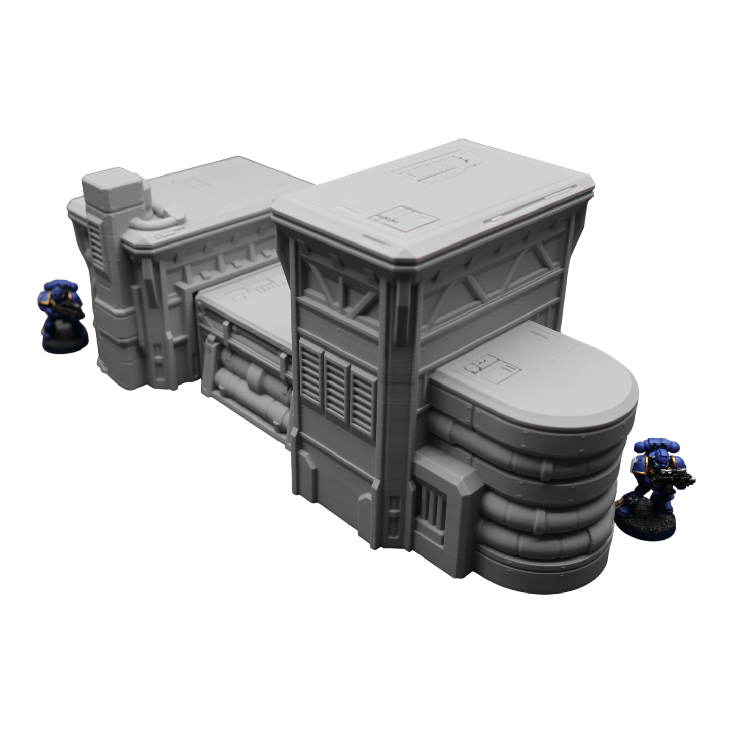 Fuel Station Set - 28mm Wargaming Scatter Terrain Scenery Tabletop Grimdark