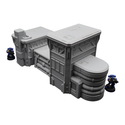 Fuel Station Set - 28mm Wargaming Scatter Terrain Scenery Tabletop Grimdark