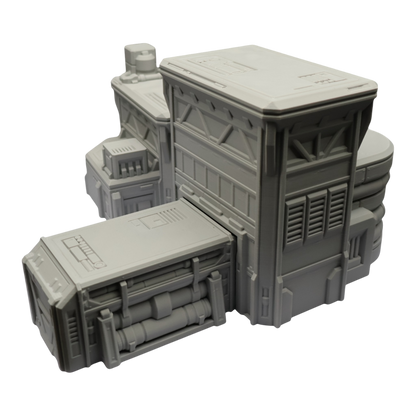 Fuel Station Set - 28mm Wargaming Scatter Terrain Scenery Tabletop Grimdark