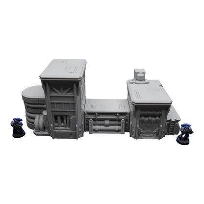 Fuel Station Set - 28mm Wargaming Scatter Terrain Scenery Tabletop Grimdark