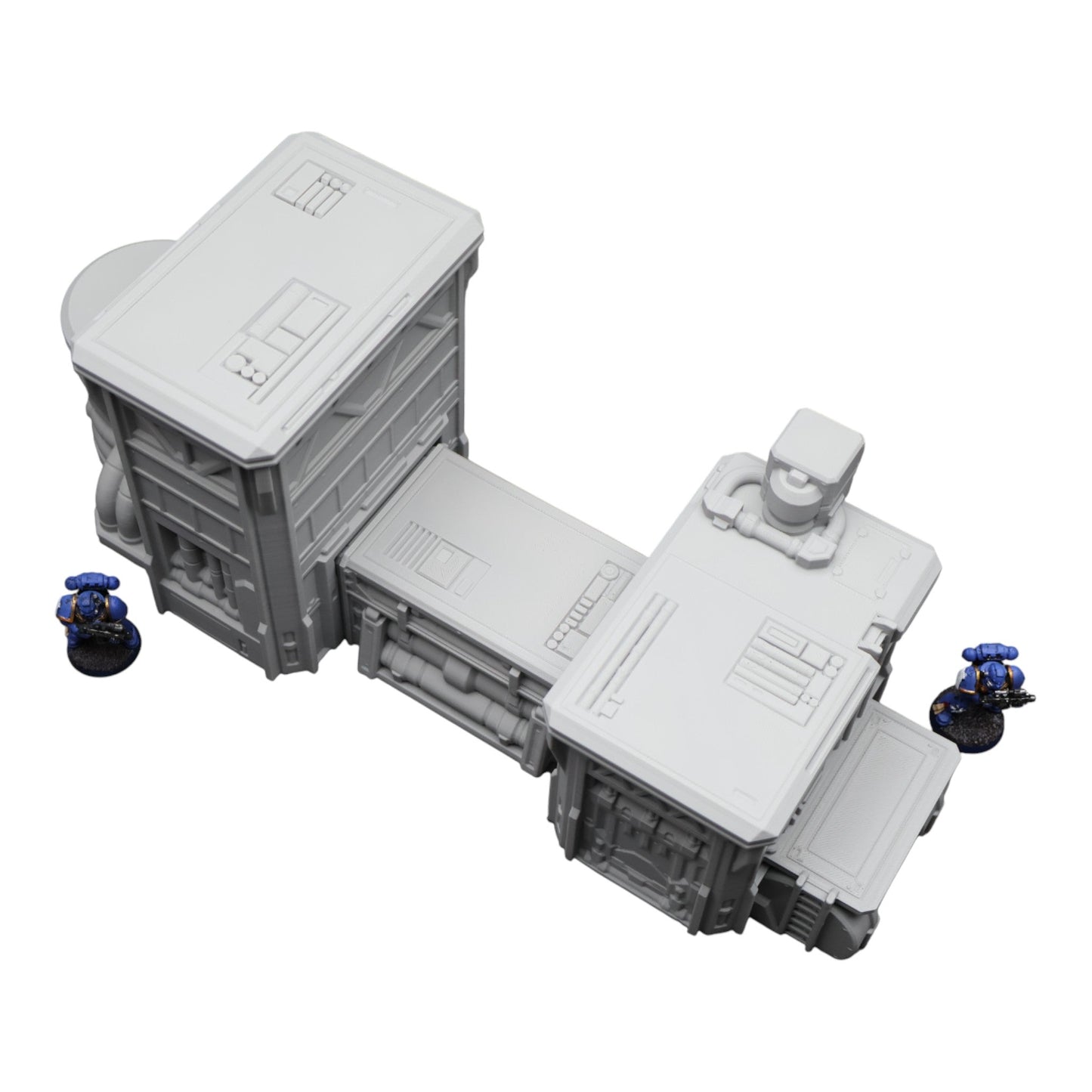 Fuel Station Set - 28mm Wargaming Scatter Terrain Scenery Tabletop Grimdark