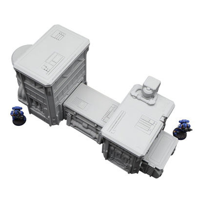 Fuel Station Set - 28mm Wargaming Scatter Terrain Scenery Tabletop Grimdark