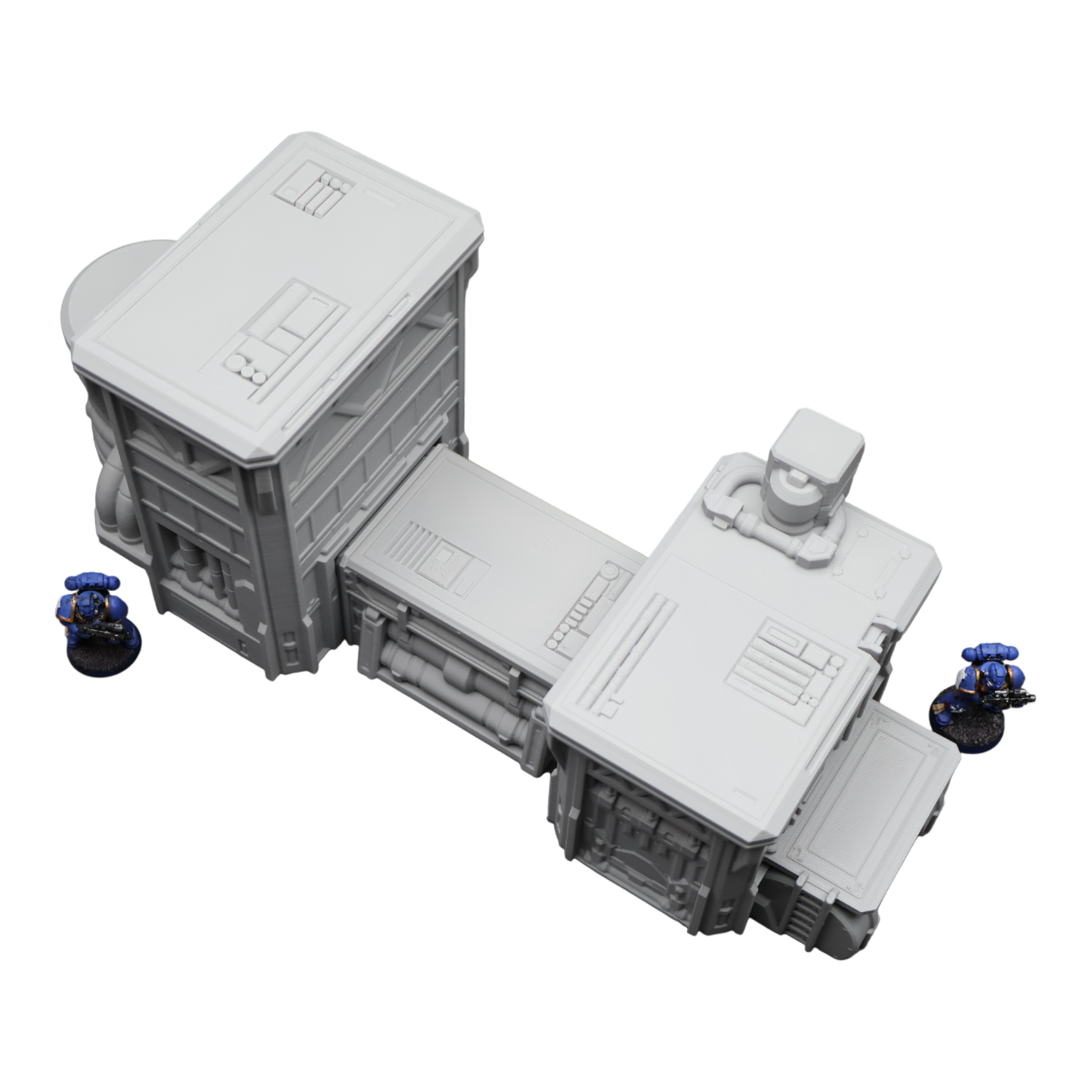 Fuel Station Set - 28mm Wargaming Scatter Terrain Scenery Tabletop Grimdark