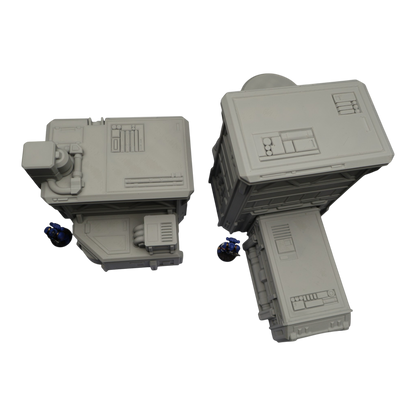 Fuel Station Set - 28mm Wargaming Scatter Terrain Scenery Tabletop Grimdark