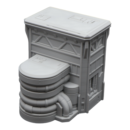 Fuel Station #1 - 28mm Wargaming Scatter Terrain Scenery Tabletop Grimdark