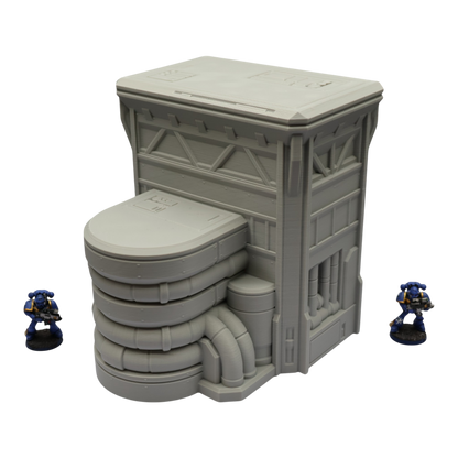 Fuel Station #1 - 28mm Wargaming Scatter Terrain Scenery Tabletop Grimdark