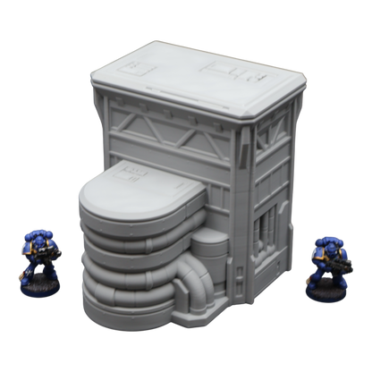 Fuel Station #1 - 28mm Wargaming Scatter Terrain Scenery Tabletop Grimdark