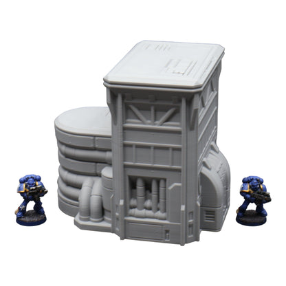 Fuel Station #1 - 28mm Wargaming Scatter Terrain Scenery Tabletop Grimdark