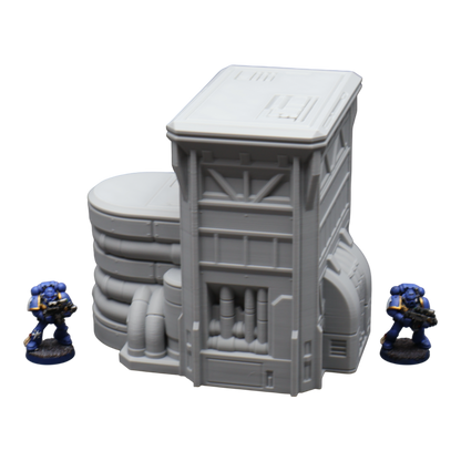 Fuel Station #1 - 28mm Wargaming Scatter Terrain Scenery Tabletop Grimdark