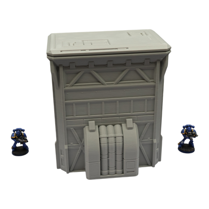 Fuel Station #1 - 28mm Wargaming Scatter Terrain Scenery Tabletop Grimdark