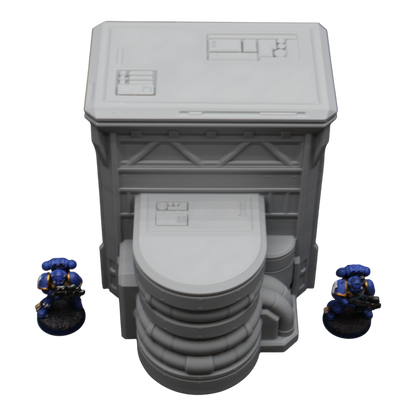 Fuel Station #1 - 28mm Wargaming Scatter Terrain Scenery Tabletop Grimdark