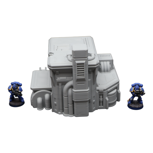 Fuel Station #2 - 28mm Wargaming Scatter Terrain Scenery Tabletop Grimdark - 3D Printed Terrain and Scenery - Geek Gaming Scenics - Jawar3d