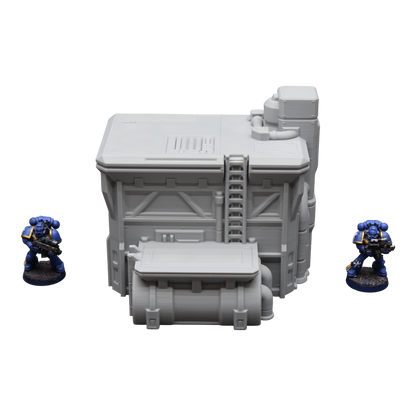 Fuel Station #2 - 28mm Wargaming Scatter Terrain Scenery Tabletop Grimdark