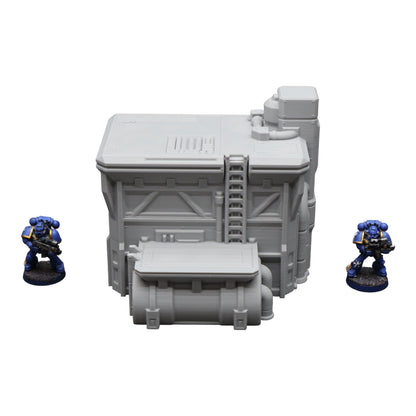 Fuel Station #2 - 28mm Wargaming Scatter Terrain Scenery Tabletop Grimdark