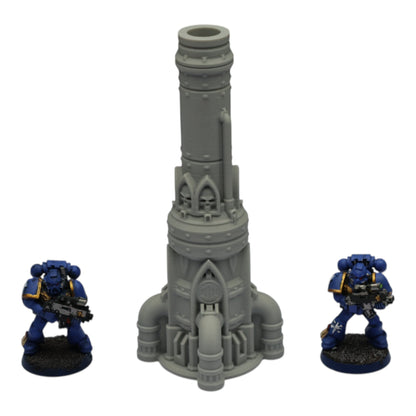 Single Smokestack - 28mm Wargaming Scatter Terrain Scenery Tabletop Grimdark
