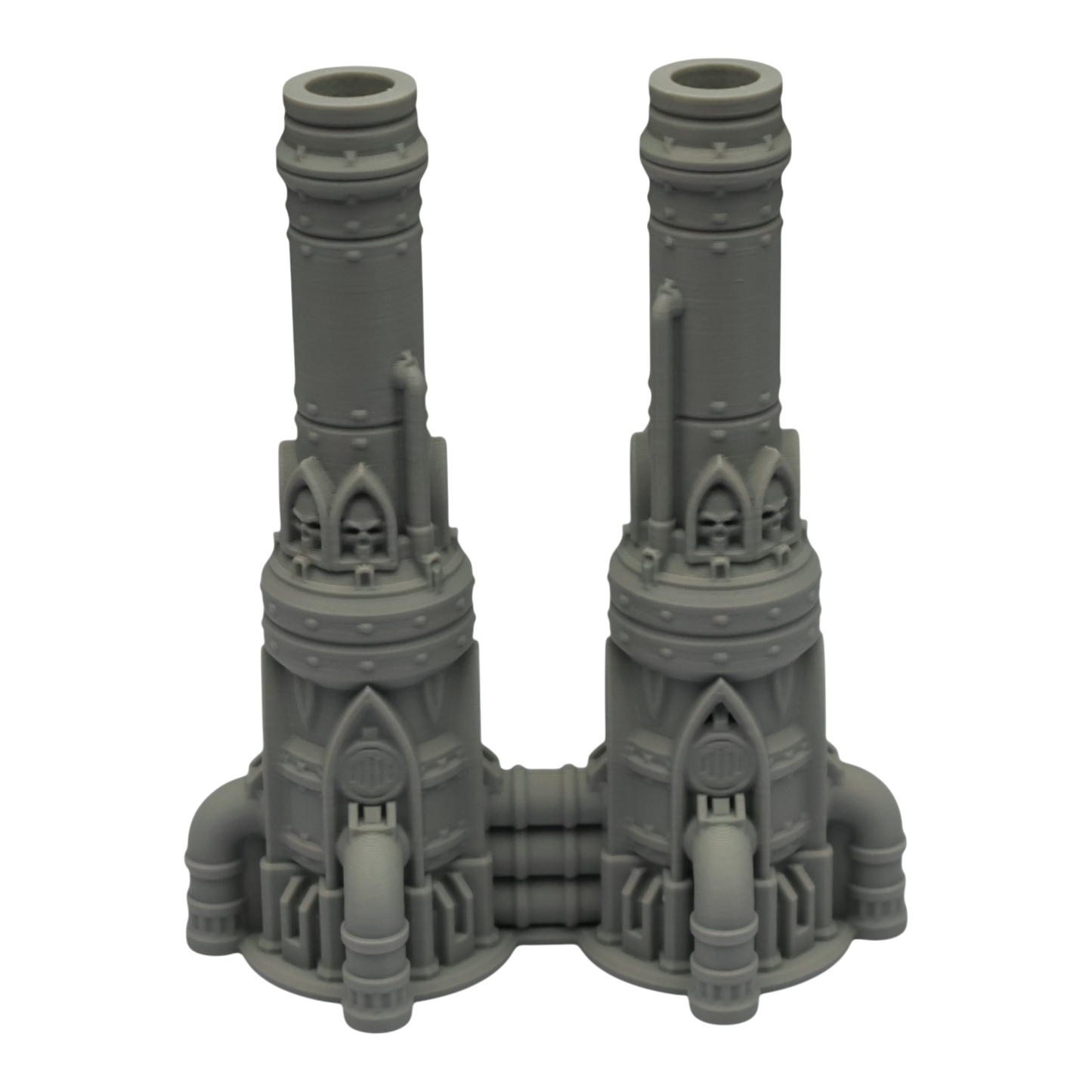Dual Smokestack - 28mm Wargaming Scatter Terrain Scenery Tabletop Grimdark