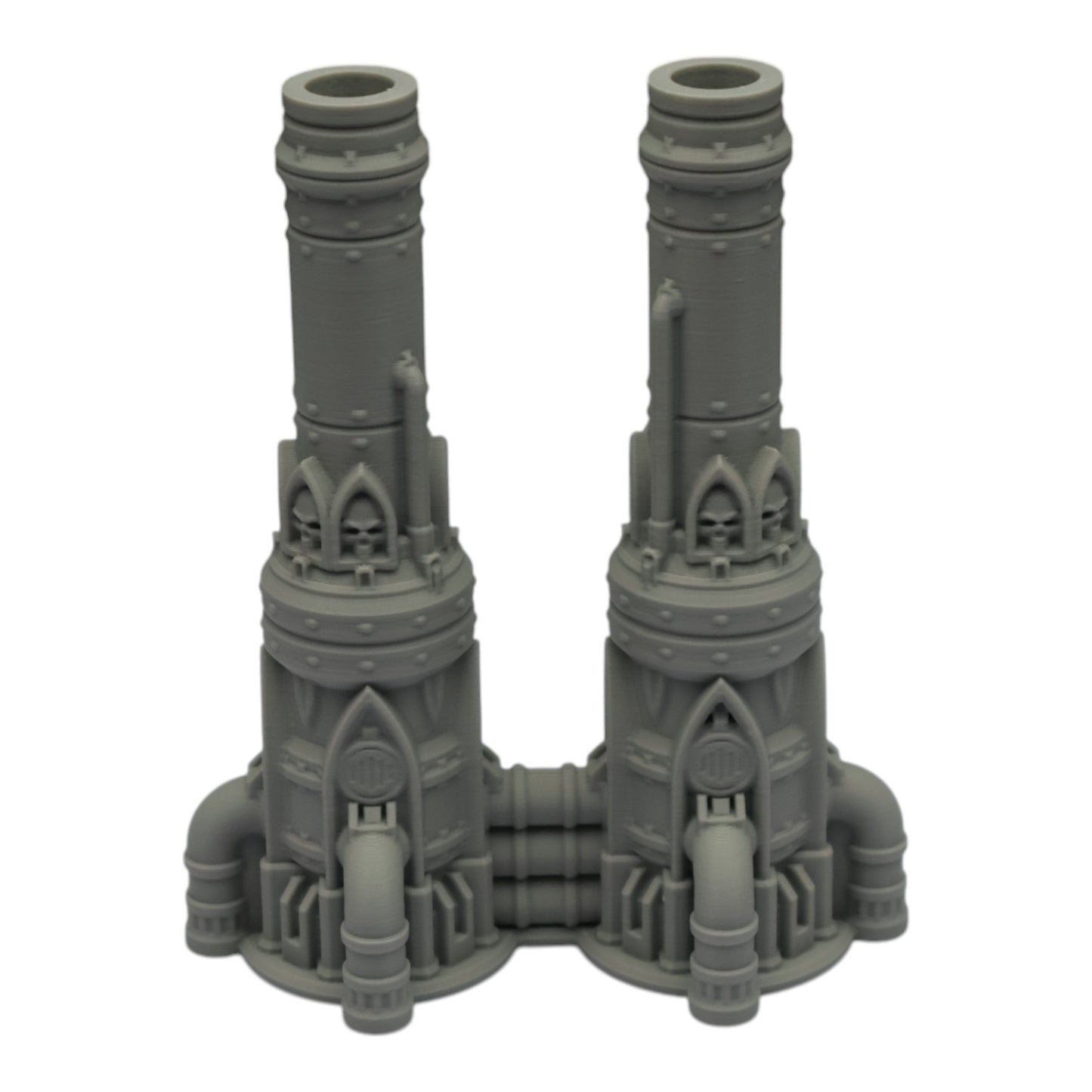 Dual Smokestack - 28mm Wargaming Scatter Terrain Scenery Tabletop Grimdark