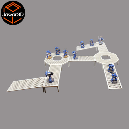 Footbridge Set - 28mm Wargaming Scatter Terrain Scenery Tabletop Miniature