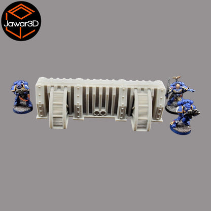 Energy Bridge Console with Turbines - 28mm Wargaming Scatter Terrain Scenery
