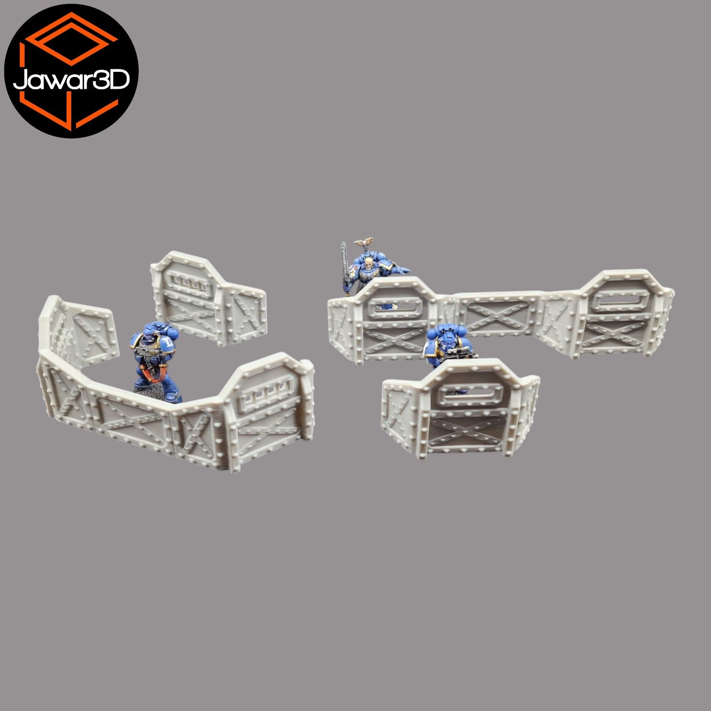 Reinforced Barricades - 28mm Wargaming Scatter Terrain Scenery Tabletop