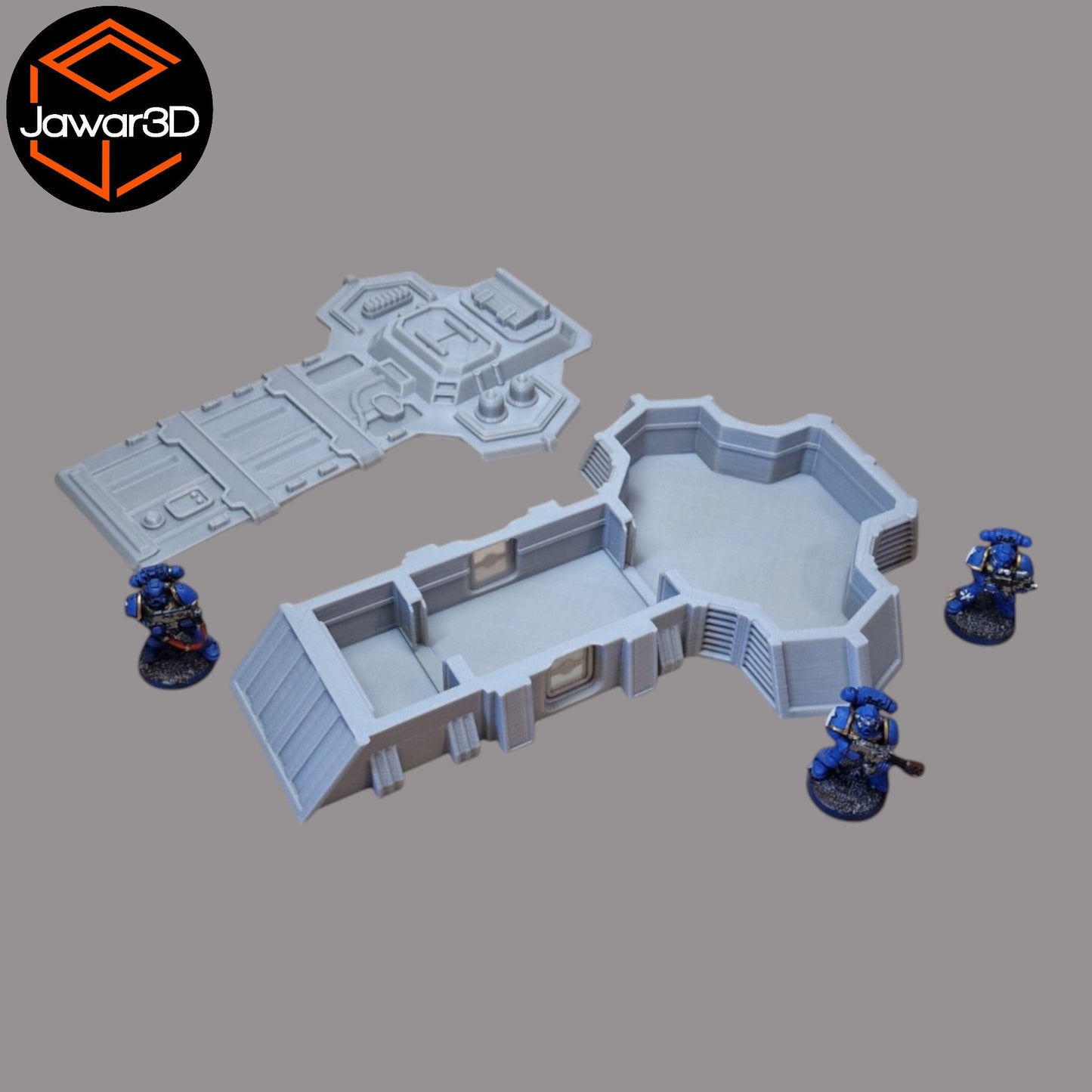 Marine HQ - 28mm Wargaming Scatter Terrain Scenery Tabletop Miniature