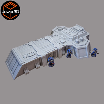 Marine HQ - 28mm Wargaming Scatter Terrain Scenery Tabletop Miniature