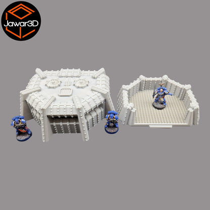 Reinforced Defence Bunker - 28mm Wargaming Scatter Terrain Scenery Tabletop