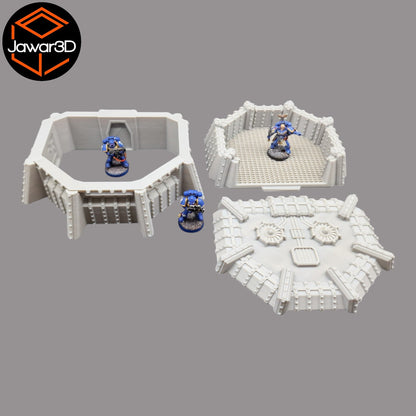 Reinforced Defence Bunker - 28mm Wargaming Scatter Terrain Scenery Tabletop